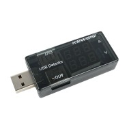 Testador USB com Amperímetro, Voltímetro e Conexão 180°