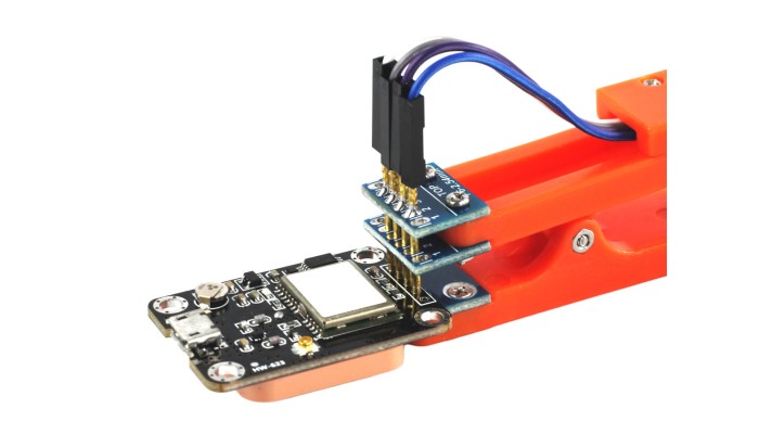 Suporte de teste PCB - Clipe de teste de 4 pinos -Passo de 2,54 mm - [1034197]