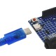 Cabo USB tipo C Blindado 30 cm para Arduino, ESP32 e Raspberry Pi - Thumb 3