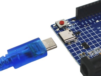 Cabo USB tipo C Blindado 30 cm para Arduino, ESP32 e Raspberry Pi - Imagem 3