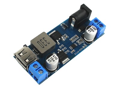 Regulador de Tensão 5V 5A USB XY-3606 - Entrada 24V a 12VDC - Imagem 1