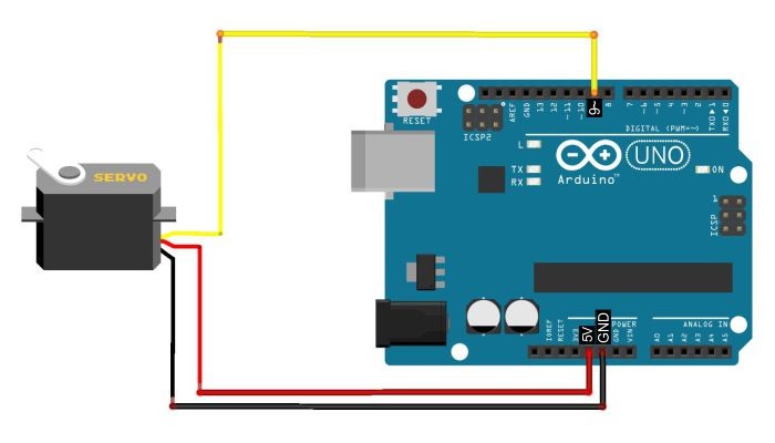 Ligações Micro Servo Motor SG90 com Arduino - [1034488]