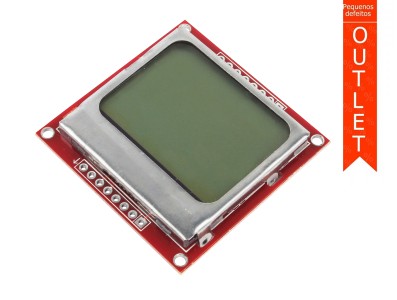 Display LCD Nokia 5110 para Arduino - 84x48 pixels OUTLET - Imagem 1