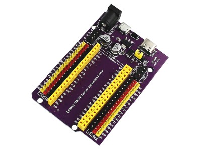 Diagrama de componentes Expansor para ESP32S NodeMCU 38 Pinos - USB tipo C e Micr - Imagem 2