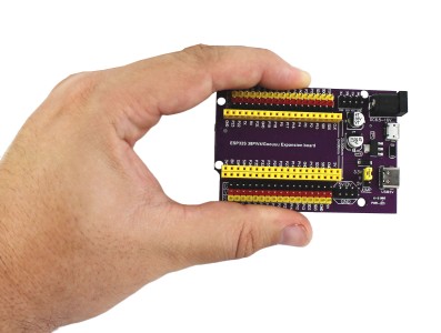 Diagrama de componentes Expansor para ESP32S NodeMCU 38 Pinos - USB tipo C e Micr - Imagem 4