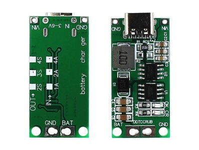 Conexões Módulo Carregador de Bateria Li-Ion para 3 Baterias 12,6V 2A - Imagem 3