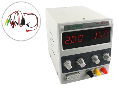 Fonte de Alimentação Digital Regulável 15V 2A - PS1502DD+ - Imagem 1