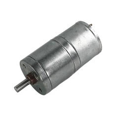 Motor DC 3-12V 25GA310 com Caixa de Redução 22RPM 377:1