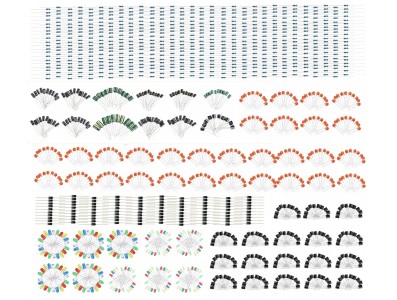 Kit de Componentes Eletrônicos 1450 Peças - Resistores, Diodos, Capacitores, Transistores e Leds - Imagem 3