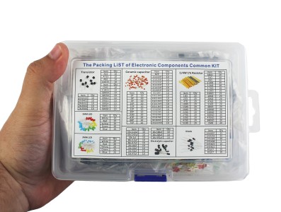 Kit de Componentes Eletrônicos 1450 Peças - Resistores, Diodos, Capacitores, Transistores e Leds - Imagem 8