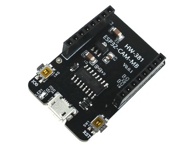 Exemplo utilização Programador e Gravador Shield ESP32-CAM-MB com ESP32-CAM AI-Thinker - Imagem 1