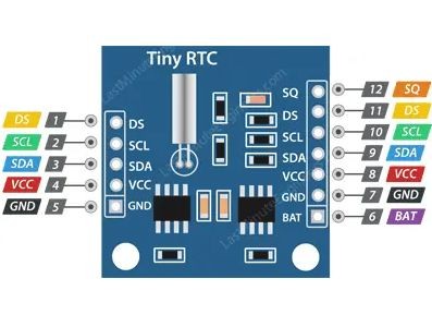 Pinout / Pinos de Conexão Módulo RTC DS1307 - [1034787]