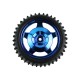 Roda 85x38mm Azul Off-Road de Borracha para Carrinho robótico - ND031 - Thumb 3