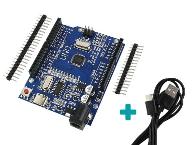 Pinos de Conexão Arduino Uno R3 SMD USB tipo C HD - Imagem 1