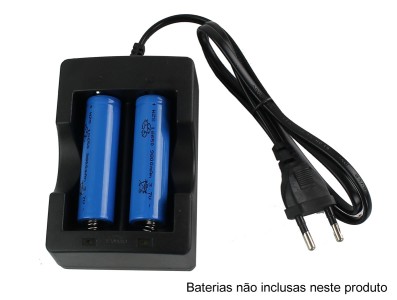 Carregador 18650 para 2 baterias Bivolt - HD-999A - Imagem 2