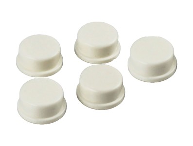 Capa para Push Button 12x12mm Branca - Kit com 5 Unidades - Imagem 1