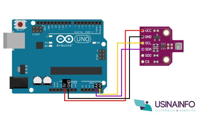 Conexões BME680 com Arduino - [1035210]