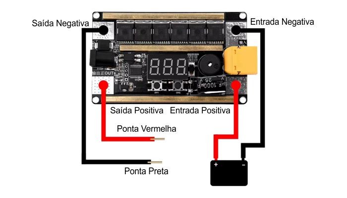 Modo de utilização Solda Ponto DIY Portátil - [1035246]