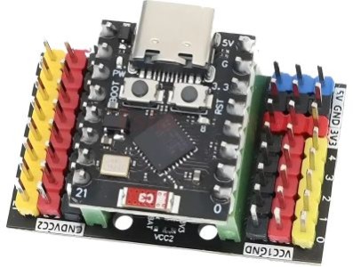 Exemplo de uso Placa de Expansão ESP32-C3 Super Mini - [1035254]