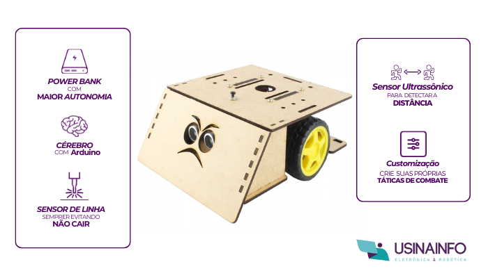 Destaques Robô Sumo Zumo Robot RS100 V2 - [1035281]