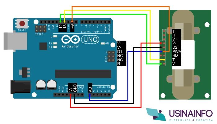 Conexão Sensor de CO2 MH-Z14A com Arduino - [1035307]