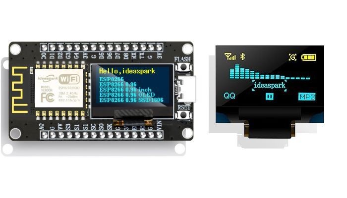 NodeMCU V3 ESP8266 ESP-12E com Display OLED 0.96'' - [1035361]