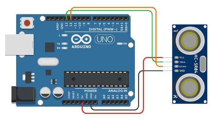 Conexão Sensor Ultrassônico RCWL-1670 com Arduino - [1035384]