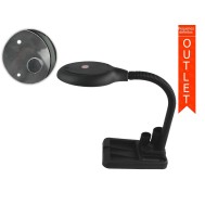 Lupa de Bancada 40 LEDs com Aumento 5D e 20D + Controle de Luminosidade - LED929 - OUTLET