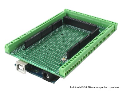 Destaques Expansor para Arduino Mega 2560 com Bornes - Imagem 1