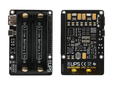 Fonte UPS HAT para Raspberry Pi com 2 Slots 18650 e USB-C - Alimentação Ininterrupta - Imagem 5