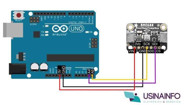 Conexões BME688 com Arduino - [1035547]