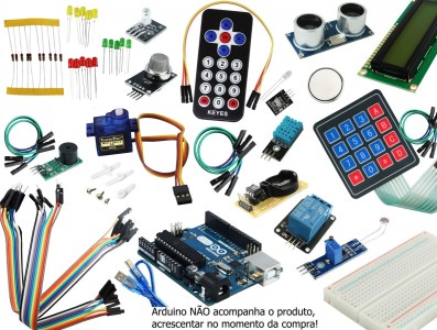 Kit Arduino Avançado + Arduino UNO R3 Original Itália - KS10 - Imagem 4