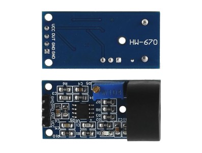 Ligação Sensor de Corrente Saída analógica HW-670 com Arduino - Imagem 3