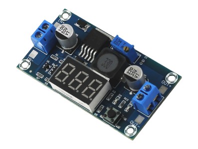 Regulador de Tensão Ajustável LM2596 Step Down DC-DC com Display - Imagem 2