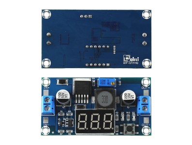 Regulador de Tensão Ajustável LM2596 Step Down DC-DC com Display - Imagem 3