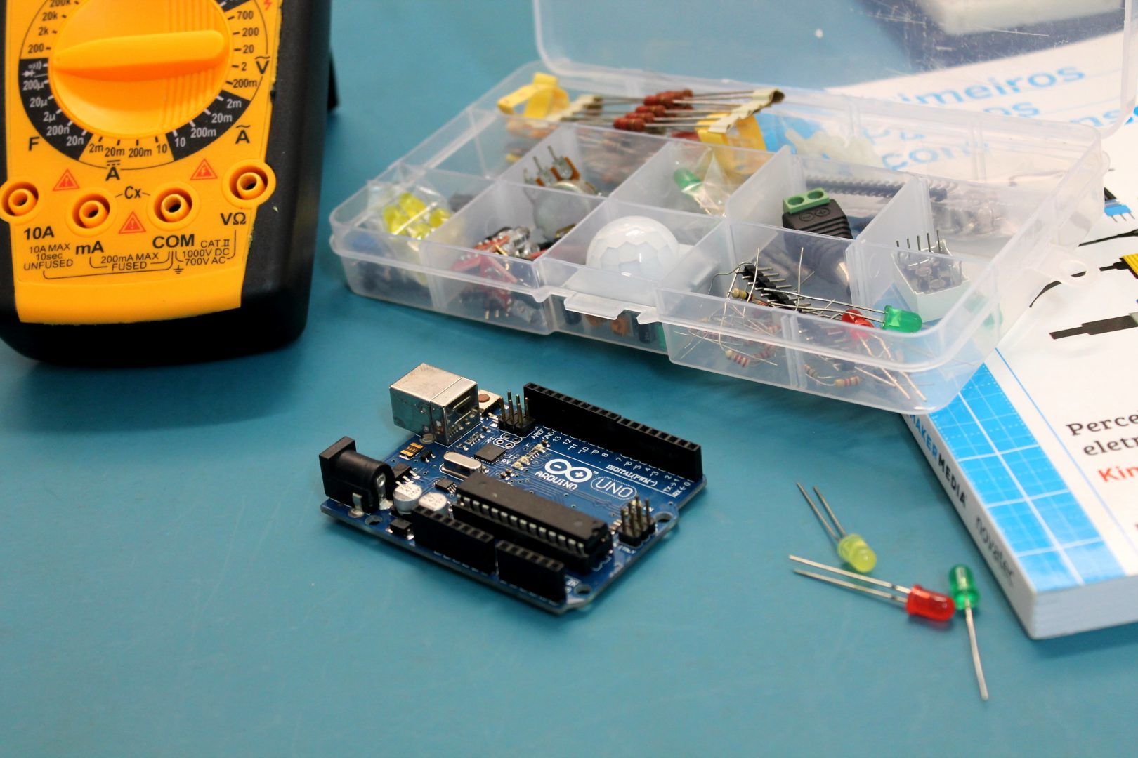 Kit Arduino Completo Iniciante Robótica Automação + Brinde !