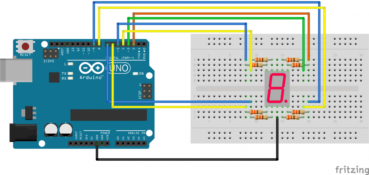 Como Utilizar Displays De 7 Segmentos Con Arduino Pro 0340